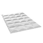 Cassette-dekbed KiYDOO Basic Bekleding: katoen, Vulling: dons/veren - wit - 135 x 200 cm