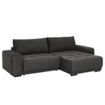 Canapé d’angle Blacktown Microfibre - Convertible - Anthracite