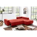 Ecksofa Benevides Microfaser - Rot