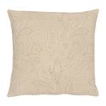 Housse de coussin Aarhus Tissu - Beige chaud - Beige chaud - 40 x 40 cm