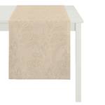 Chemin de table Aarhus Tissu - Beige chaud - Beige chaud