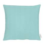 Dekokissen Adrar Webstoff - Babyblau - 39 x 39 cm