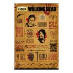Tableau déco The Walking Dead III Papier sur MDF (panneau de fibres à densité moyenne) - Multicolore
