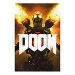 Tableau déco Doom III Papier sur MDF (panneau de fibres à densité moyenne) - Multicolore