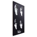 Bild The Beatles I Papier auf MDF (Mitteldichte Holzfaserplatte) - Mehrfarbig