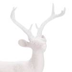 Figurine cerf Dohm II Polyrésine - Blanc