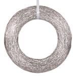 Krans Gaia Roestvrij staal - zilverkleurig - Diameter: 60 cm
