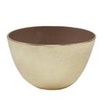 Schaal Allure Aluminium - Taupe - Diameter: 20 cm