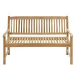 Gartenbank New Haven Massivholz Teak - Honigbraun - Breite: 150 cm