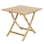 Tuinklaptafel York I massief teakhout - honingbruin - Breedte: 70 cm