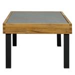 Table de jardin Skagen Aluminium / Teck massif - Marron / Gris