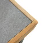 Tuintafel Skagen aluminium/massief teakhout - bruin/grijs