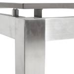 Table de jardin Hudson Acier inoxydable / Matière plastique - Gris