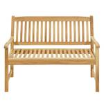 Gartenbank New Haven Massivholz Teak - Honigbraun - Breite: 130 cm