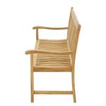 Banc de jardin New Haven Teck massif - miel foncé - Largeur : 130 cm