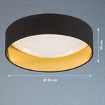 LED-plafondlamp Sete I IJzer/plexiglas - 1 lichtbron - Diameter: 40 cm