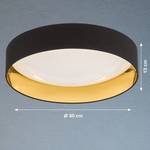 LED-plafondlamp Sete I IJzer/plexiglas - 1 lichtbron - Diameter: 60 cm