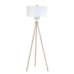 Lampadaire Alton Coton / Fer - 1 ampoule