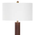 Lampadaire Mason IV Coton / Imitation cuir - 1 ampoule