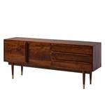 Credenza Baxley Acacia massello, metallo, acacia / oro