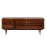 Credenza Baxley Acacia massello, metallo, acacia / oro