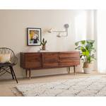 Credenza Baxley Acacia massello, metallo, acacia / oro