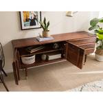 Sideboard Baxley Akazie massiv / Metall - Akazie / Gold