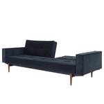 Slaapbank Splitback VI Stof Velvet: Dark Blue