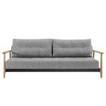 Schlafsofa Una Deluxe Grau - Textil - 224 x 94 x 80 cm