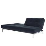 Schlafsofa Splitback V Blau - Textil - 210 x 79 x 90 cm