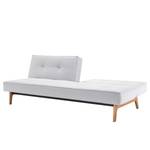 Schlafsofa Splitback Eik II Stoff  Elegance: 517 Light Grey