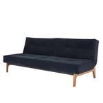 Schlafsofa Splitback Eik II Stoff Velvet: Dark Blue