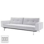 Schlafsofa Splitback V Grau - Textil - 242 x 79 x 90 cm