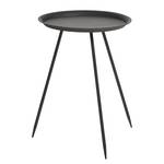 Table d'appoint Wolde Métal - Noir - Diamètre : 40 cm