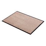 Deurmat Miami Uni textielmix - Warm beige