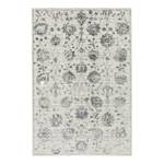 Laagpolig vloerkleed Brilliant Floral textielmix - Zweeds wit - 160 x 230 cm