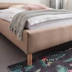 Gestoffeerd bed Feline Geweven stof - Oud pink - 120 x 200cm