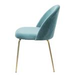 Chaises capitonnées Ivonne (lot de 2) Turquoise