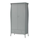 Kleiderschrank Baroque Grau - Breite: 99 cm