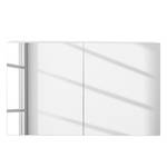 Armoire de toilette Carmenta Blanc brillant - Largeur : 100 cm