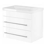 Meuble avec vasque Portus Blanc brillant - Largeur : 60 cm