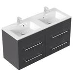 Meuble double vasque Argos Anthracite