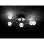 LED-plafondlamp Bubblz I glas/aluminium - 5 lichtbronnen
