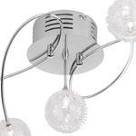 LED-plafondlamp Bubblz I glas/aluminium - 5 lichtbronnen