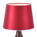 Lampe Cornelius Métal / Coton - 1 ampoule - Rouge