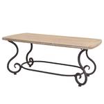 Table basse Manderfeld Pin massif - Pin / Noir