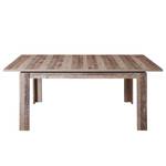 Table Mooca Extensible - Imitation bois usé / Anthracite