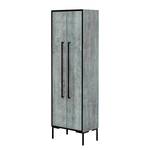 Hoge kast Max II Eikenhouten Patina look