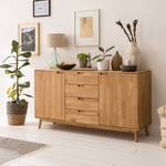 Houten dressoir FINSBY massief eikenhout - Eik