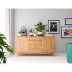 Houten dressoir FINSBY massief eikenhout - Eik